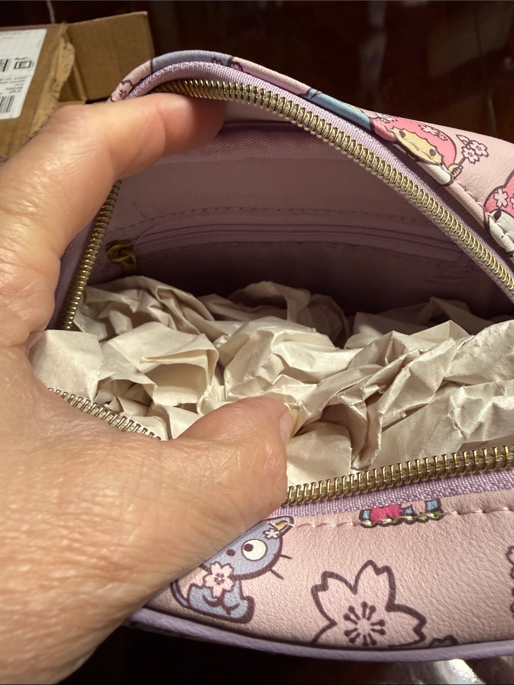 Loungefly Sanrio Cherry Blossom Crossbody Bag - Picture 4 of 5